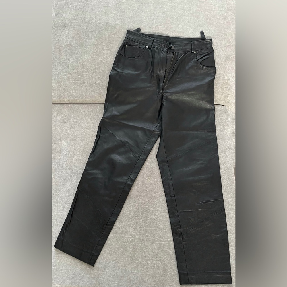 Women leather pants